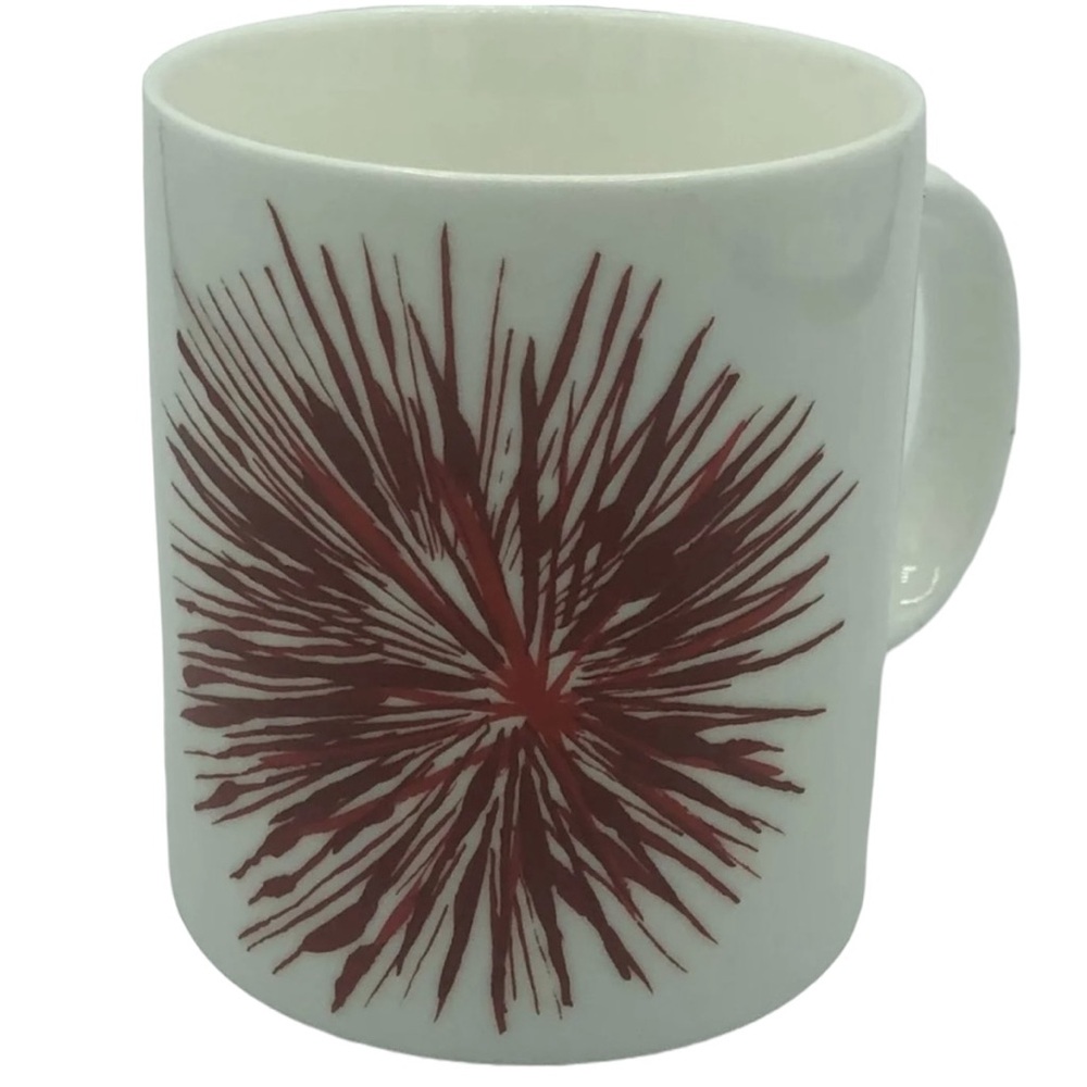 2014 Holiday Starbucks Red Starburst Coffee Mug 12 oz